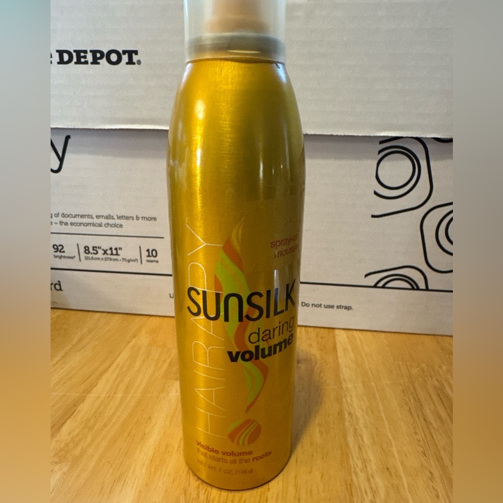 Sunsilk Daring Volume Spray-on Mousse 7oz - New Old Stock